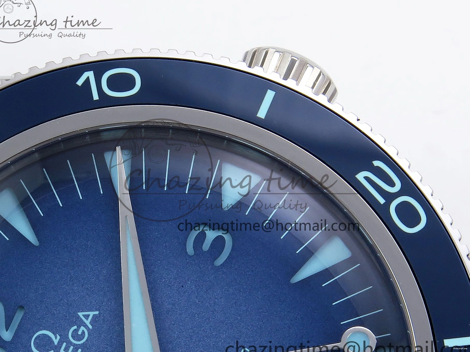 0504 Seamaster 300 Heritage VSF 1:1 Best Edition Blue Dial on SS Bracelet A8912 Super Clone Packable 7716